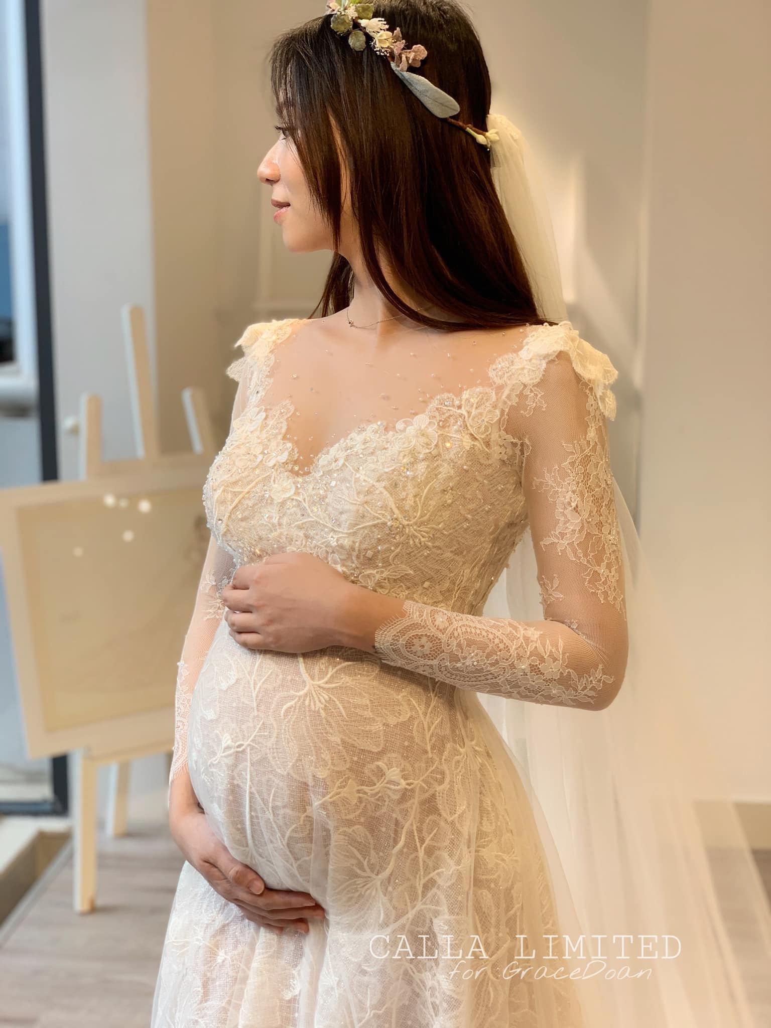 Váy cưới bầu - Tìm kiếm kiểu dáng hoàn hảo cho từng thai kỳ